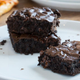 Imagine that this plate is the size of a football field to mentally approximate the 850-pound brownie’s scale.